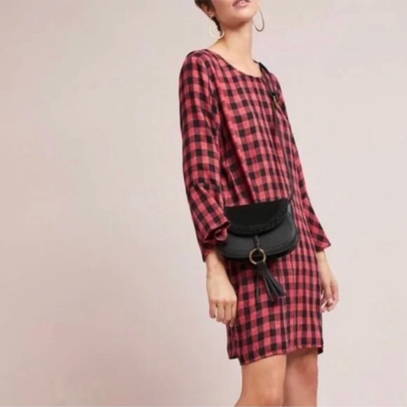 Anthropologie Dresses & Skirts - Anthropologie: Cloth & Stone Buffalo Plaid Dress